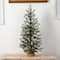 3ft. Pre-Lit Artificial Christmas Tree in Burlap Base, Clear LED Lights